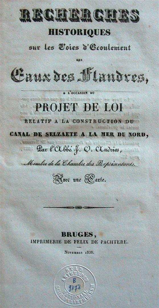 Article 18380001: Recherches historiques sur les voies d