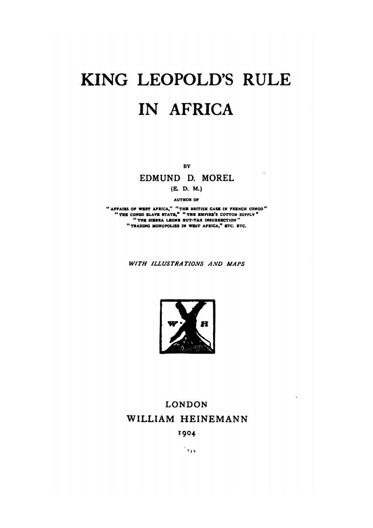Article 19040025: King Leopold