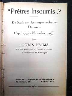 Book cover 19350040: PRIMS Floris  | 
