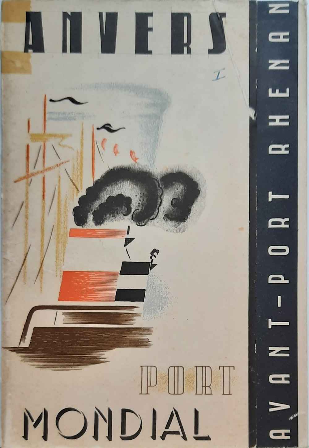 Book cover 19380034: Service Economique du Port, COLFS Peter | Anvers, port mondial, avant-port Rhénan, Métropole de l