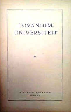 Book cover 19540051: NN. | Lovanium-Universiteit