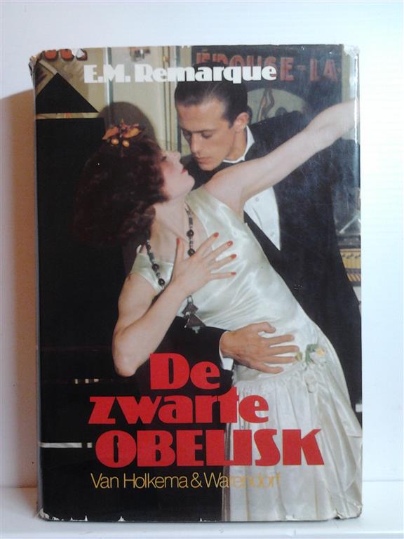 Book cover 19560104: REMARQUE Erich Maria (ps. van Erich Paul Remark) | De zwarte obelisk (vertaling van Der schwarze Obelisk - 1956) - roman
