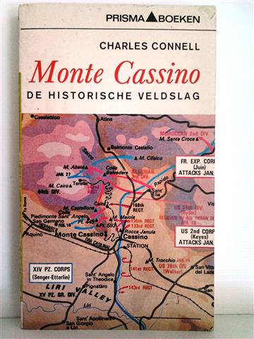Book cover 19630146: CONNELL Charles | Monte Cassino, de historische veldslag (vertaling van Monte Cassino: The Historic Battle - 1963)