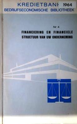 Book cover 19640095: Kredietbank | Financiering en financiële structuur van uw onderneming