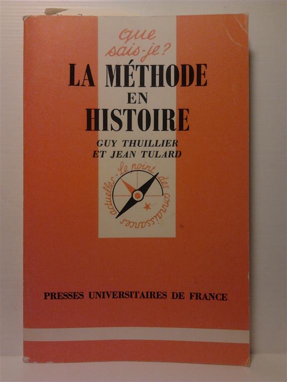 Book cover 19860156: THUILLIER Guy, TULARD Jean | La méthode en histoire