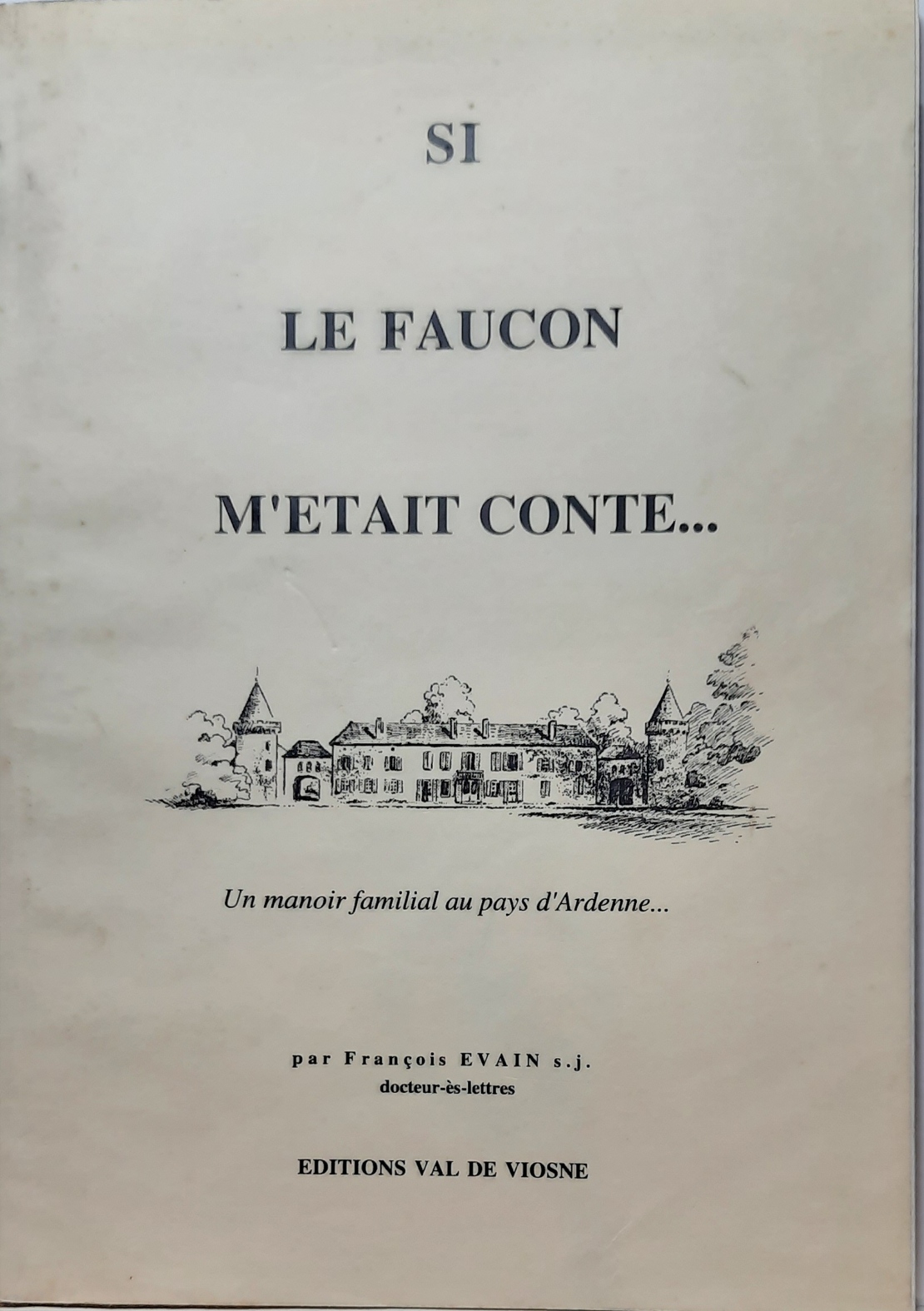 Book cover 19990135: EVAIN François s.j. | Si le faucon m
