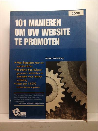 Book cover 20000015: SWEENEY S.  | 101 manieren om uw website te promoten