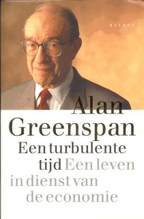 Book cover 20070122: GREENSPAN Alan | Een turbulente tijd. Een leven in dienst van de economie.