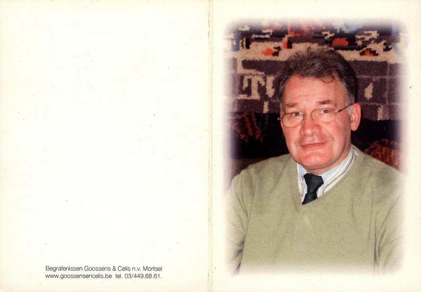 Article 201206061287: 6 juni 2012: Freddy Coudyzer (1946-2012), zaakvoerder boekhandel Trefpunt, overleden. R.I.P.