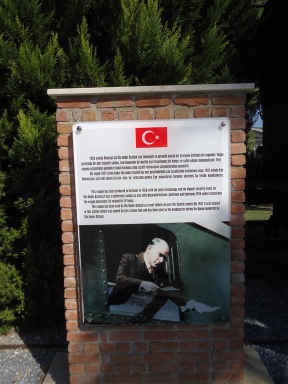 Article 201310251114: Turkije: treinstel van Ataturk (in scene gezet) - treinmuseum ©