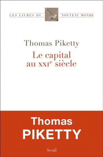 Book cover 201404051239: PIKETTY Thomas | Le capital au XXIe siècle