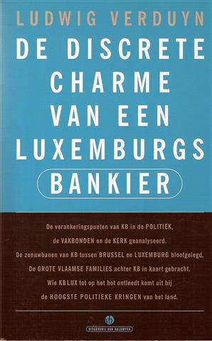 Book cover 201404161751: VERDUYN Ludwig | De discrete charme van een Luxemburgs bankier. 