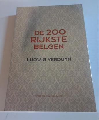 Book cover 201405052357: VERDUYN Ludwig | De 200 rijkste Belgen.