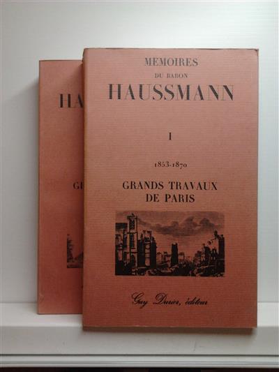 Book cover 201407062231: BARON HAUSSMANN | Mémoires du Baron Haussmann, 2 tomes (= complet!)