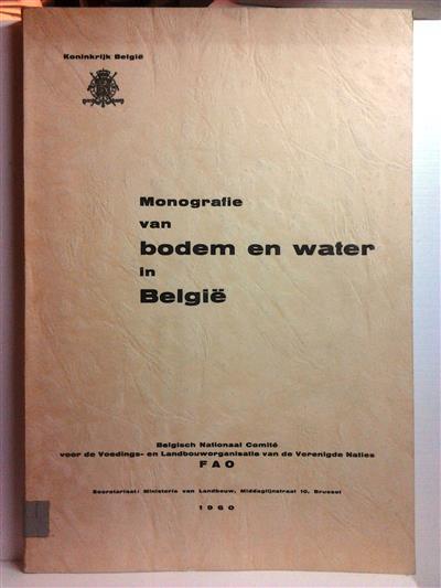 Book cover 201407210126: TAVERNIER | Monografie van bodem en water in België