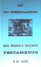 Book cover 201410291407: NN | Printbijbel met 246 voorstellingen des Ouden & Nieuwen Testaments a.d. 1698