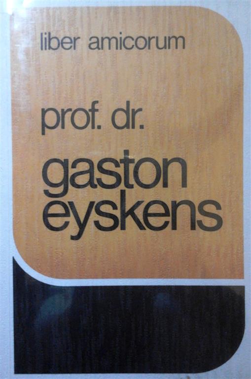 Book cover 201506232358: COLLECTIEF | Liber Amicorum Professor Dr Gaston Eyskens. Economische opstellen aangeboden aan Professor Dr Gaston Eyskens bij zijn emeritaat op 4 oktober 1975