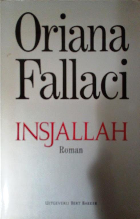 Book cover 201702060236: FALLACI Oriana  | Insjallah