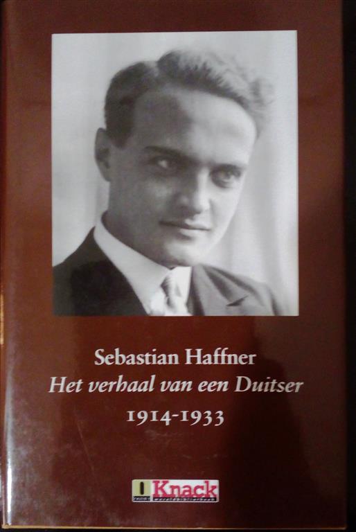 Book cover 201702061221: HAFFNER Sebastian | Het verhaal van een Duitser 1914-1933