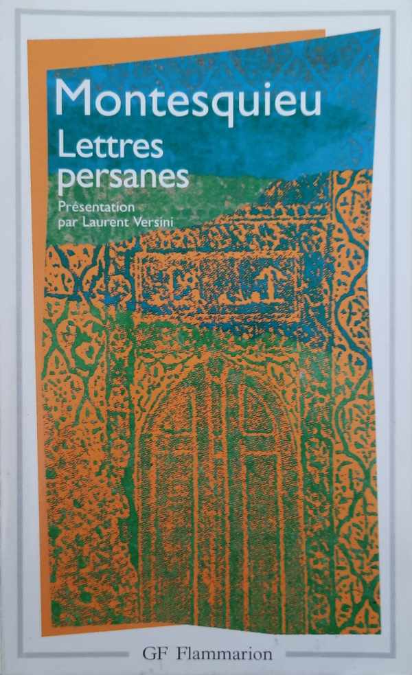 Book cover 202205131727: Montesquieu, Laurent Versini (présentation) | Lettres persanes