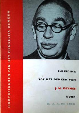 Book cover 43422: DE BOER Dr. A.A. | Inleiding tot het denken van J.M. Keynes.
