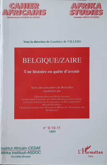 Book cover 61506: VILLERS | Belgique/Zaire. Une histoire en quête d