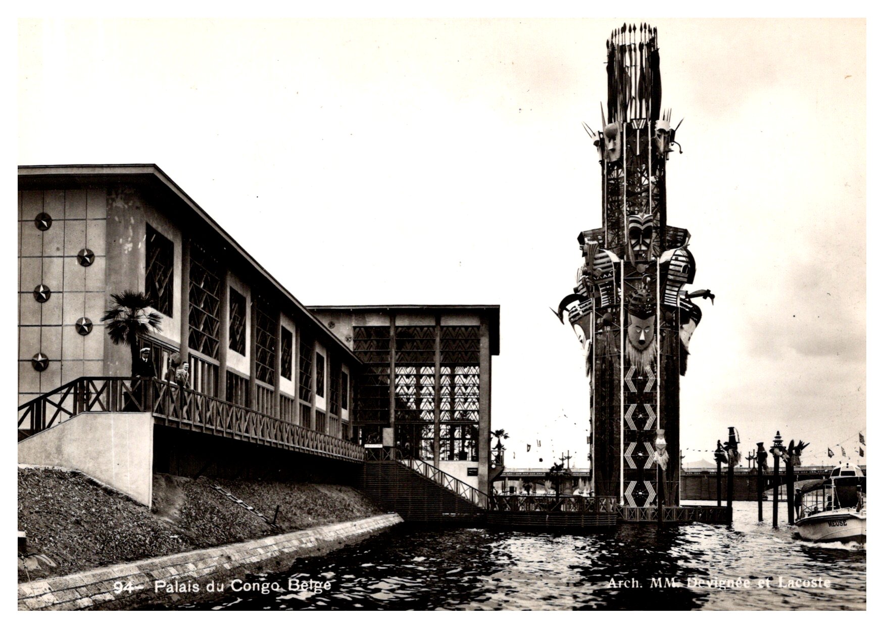 Congo: Expo 1939 Liège - Palais du Congo Belge